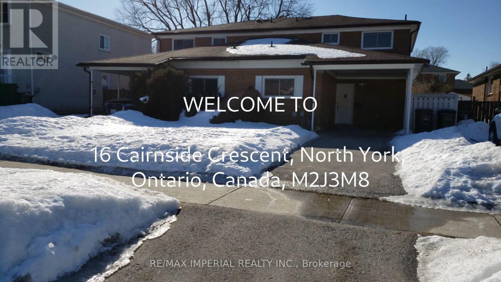 Property image for 16 CAIRNSIDE CRESCENT|Toronto (Pleasant View), Ontario M2J3M8
