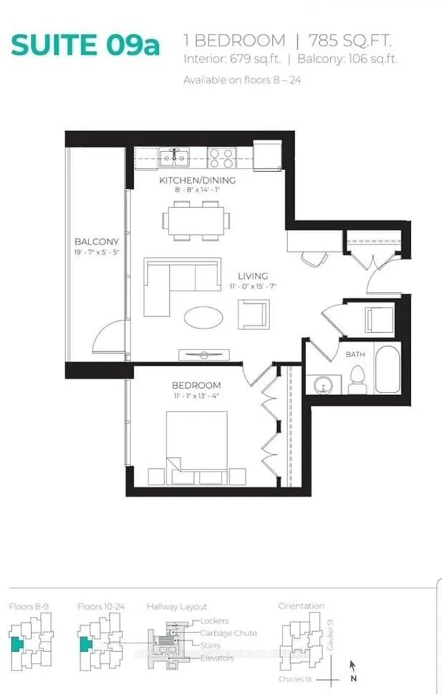 Additional image 2 of 60 Charles St Unit 1409A