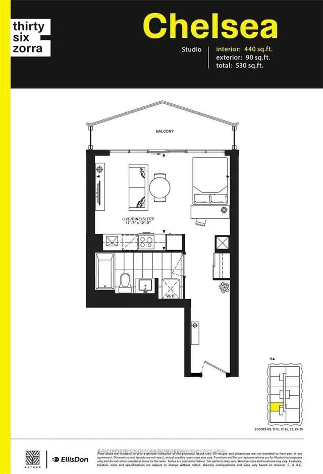 Additional image 19 of 36 Zorra St Unit 1410