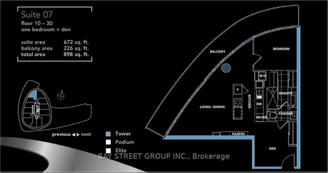 Additional image 3 of 38 Dan Leckie Way Unit 2807