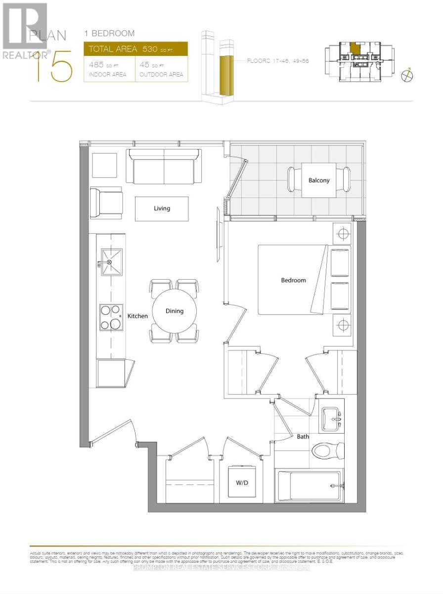 4615 - 1 CONCORD CITYPLACE WAY N|Toronto (Waterfront Communities), Ontario M5V0X3