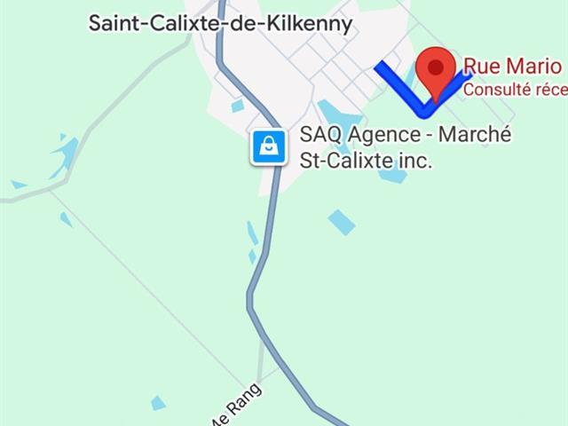 Rue Mario|Saint-Calixte, Quebec J0K1Z0