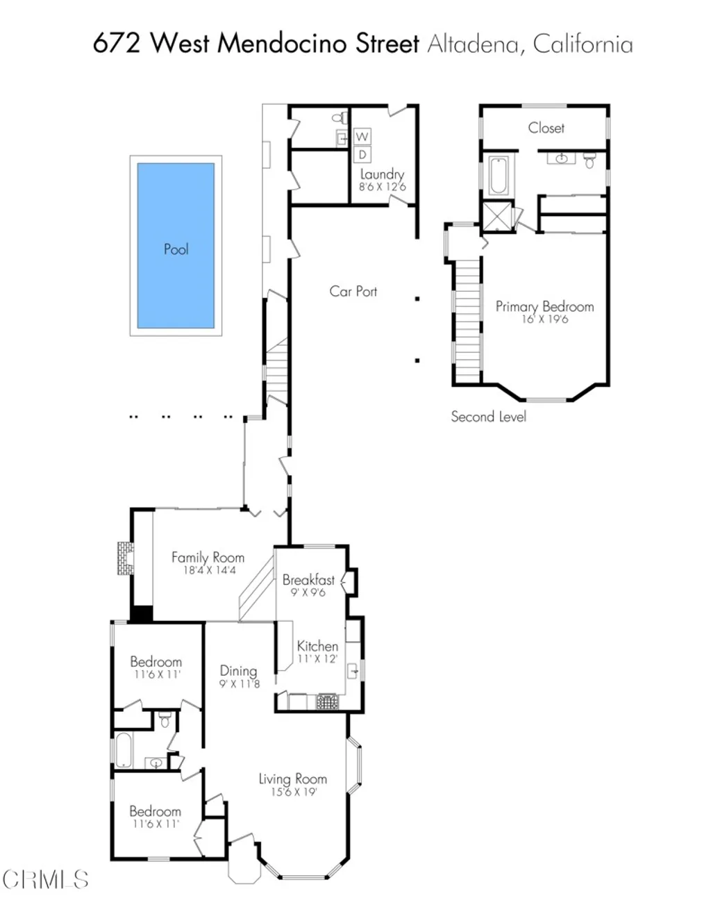 Property image for 672 W Mendocino Street, Altadena, CA 91001