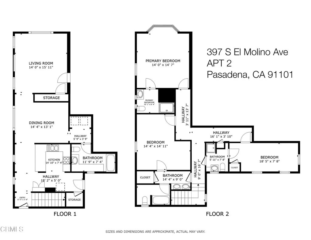 Property image for 397 S El Molino Avenue Unit 2, Pasadena, CA 91101