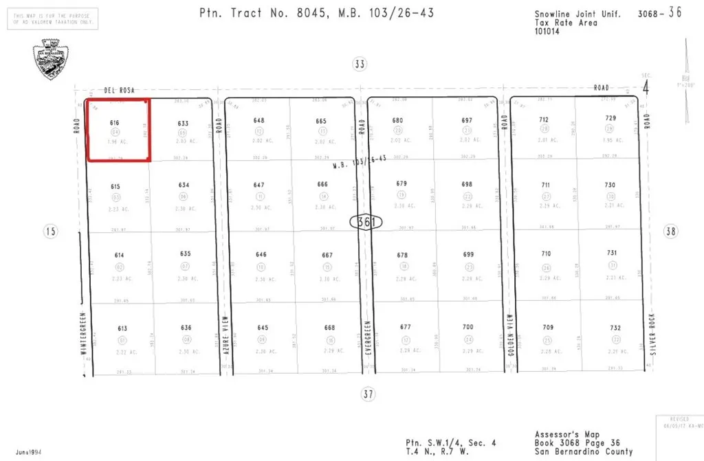 Additional image 2 of Del Rosa Rd and Wintergreen Rd, Pinon Hills, CA 92372