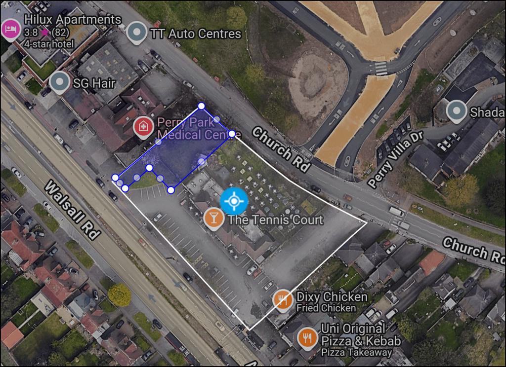 房产图片 4 - 沃尔索尔路（Walsall Road）网球场酒吧旁土地，伯明翰，B42 1TY