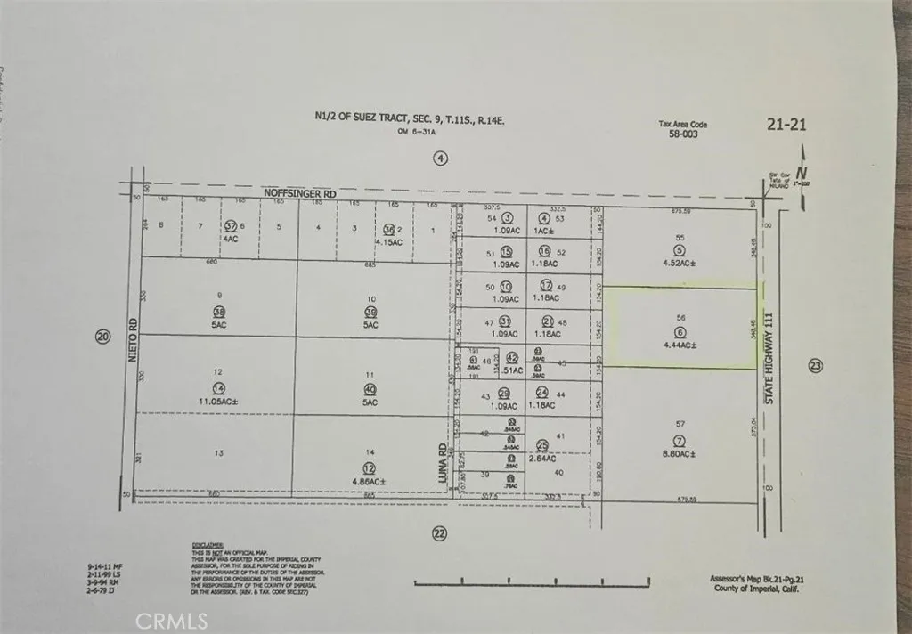 Highway 111, Niland, CA 92257