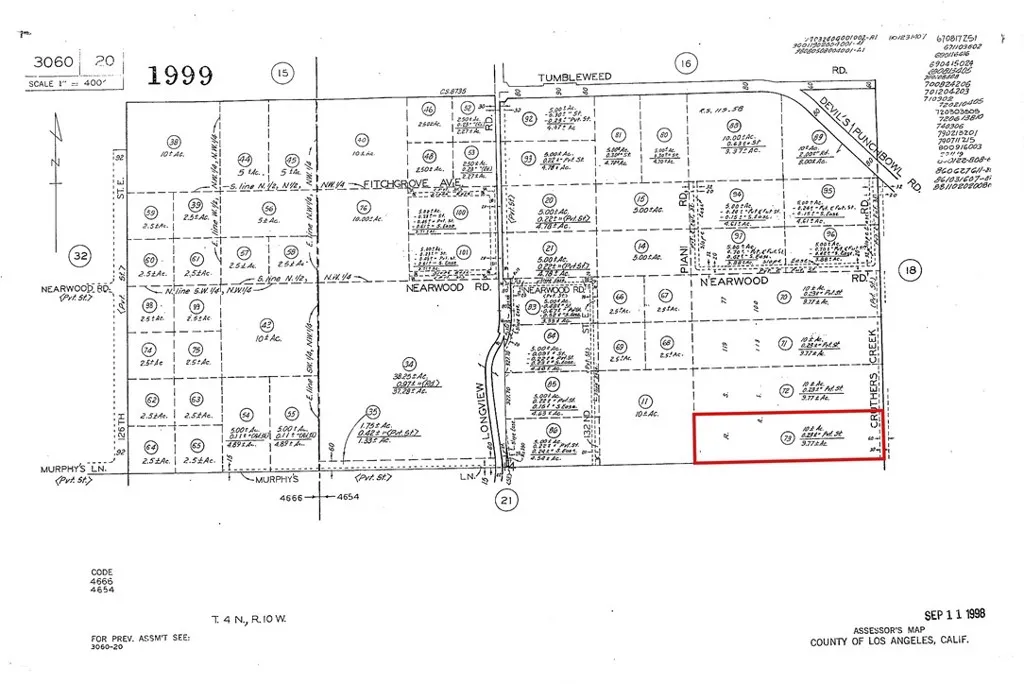 Cruthers Creek Road, Juniper Hills, CA 93543