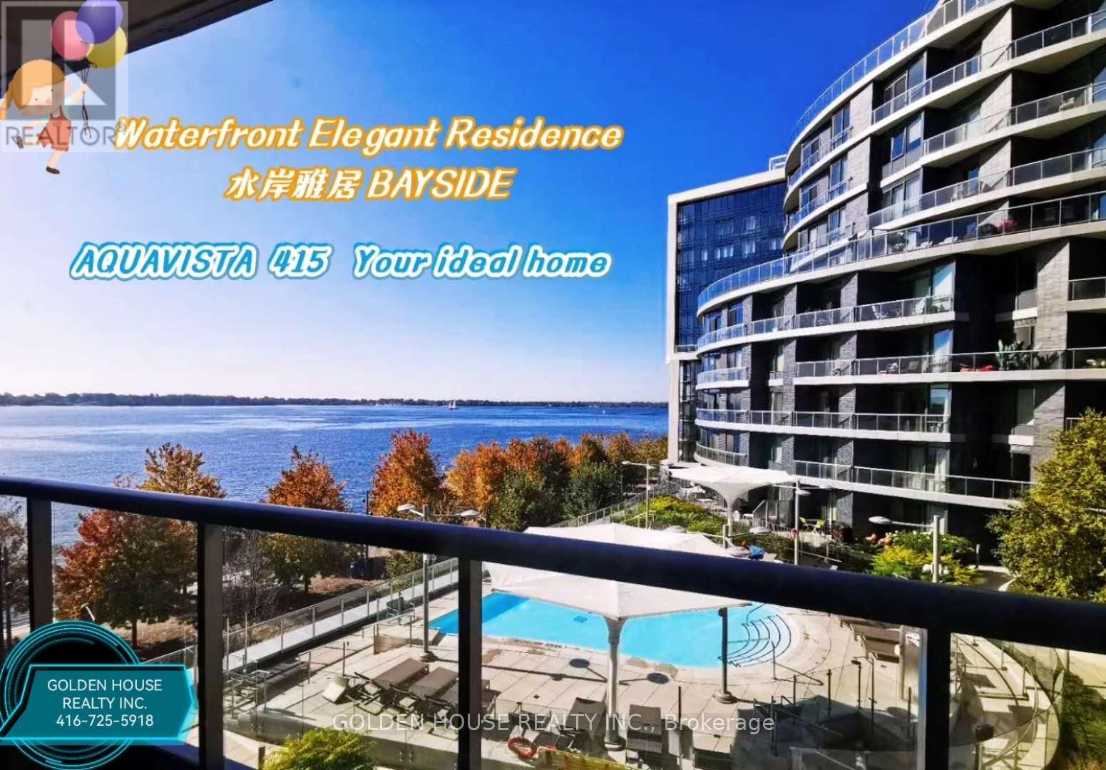 415 - 1 EDGEWATER DRIVE|Toronto (Waterfront Communities), Ontario M5A0L1