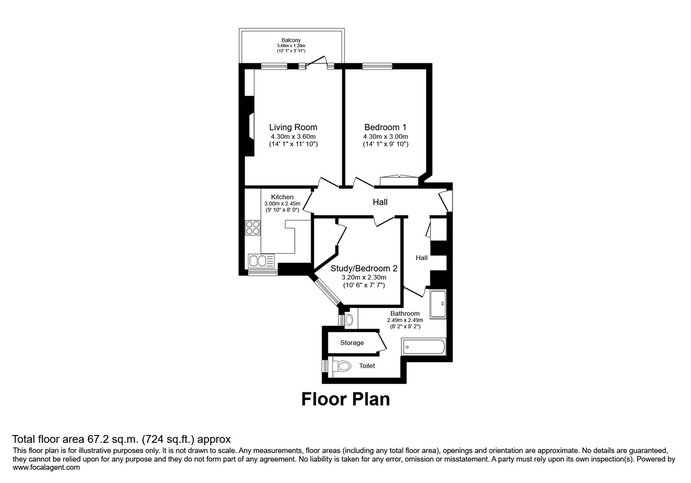 Additional image 17 of 2 Bed Flat, Primrose Mansions, SW11, N1 7GU