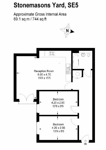 Additional image 17 of 2 Bed Flat, Camberwell Road, SE5, N1 7GU