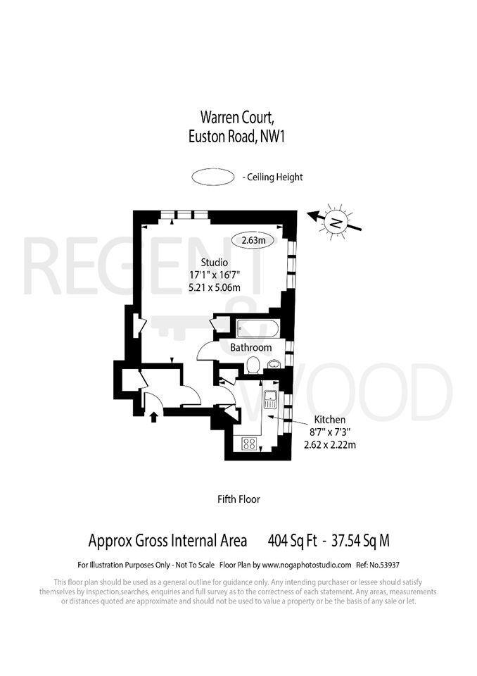 Additional image 14 of Studio Flat, Warren Court, NW1, N1 7GU