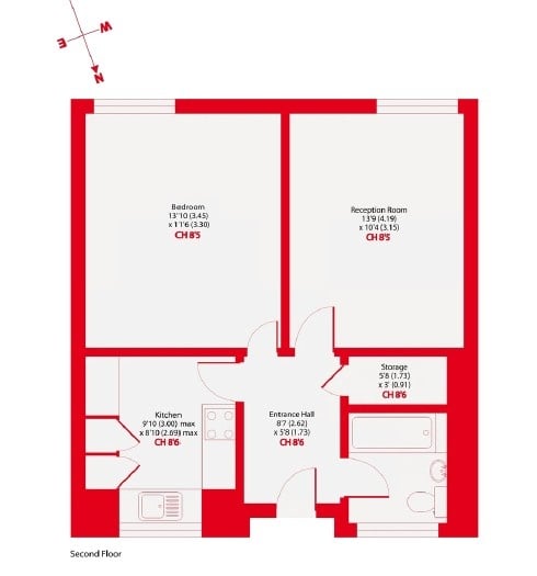 Additional image 12 of 1 Bed Flat, Hallfield Estate, W2, N1 7GU