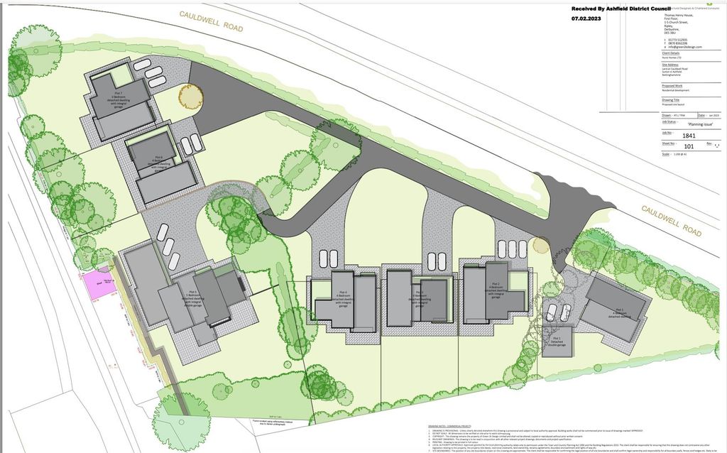 Land for saleGreenhills House, Cauldwell Road, Sutton-In-Ashfield NG17
