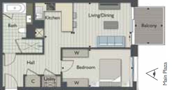 Additional image 13 of 1 Bed Flat, Catalina House, E1, N1 7GU