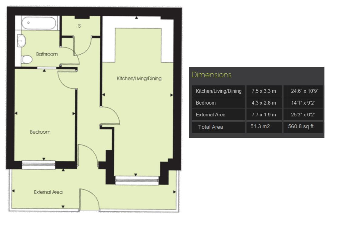 Additional image 10 of 1 Bed Flat, Southampton Way, SE5, N1 7GU