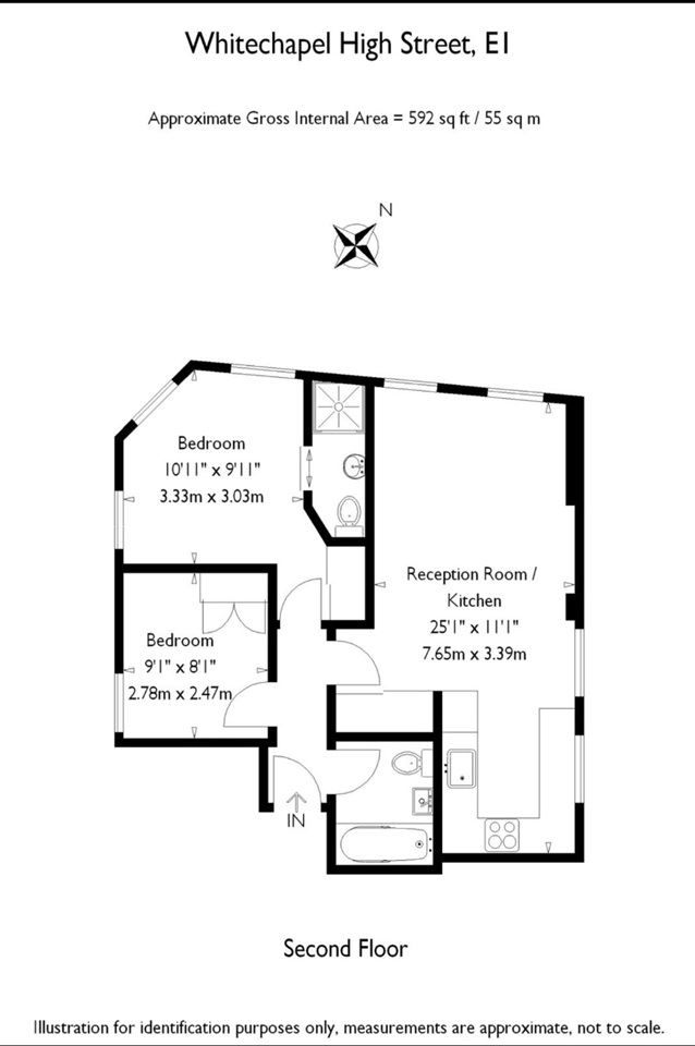 Additional image 10 of 2 Bed Flat, Whitechapel High Street, E1, N1 7GU