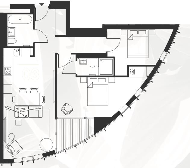 Additional image 19 of 2 Bed Flat, Skygardens, SW8, N1 7GU