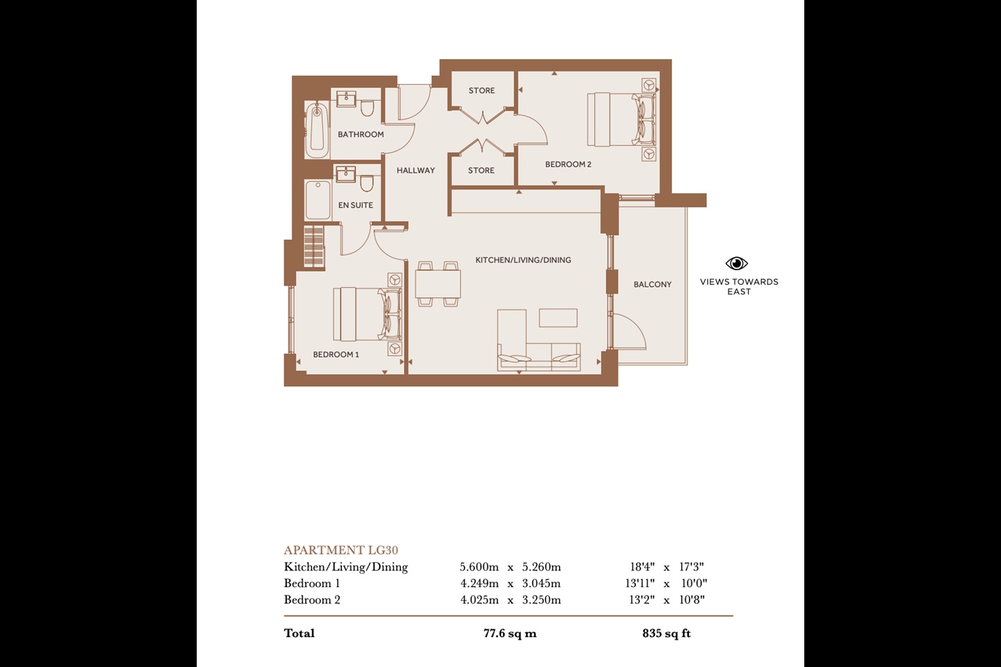 Additional image 2 of 2 Bed Flat, Senate Building, SW11, N1 7GU