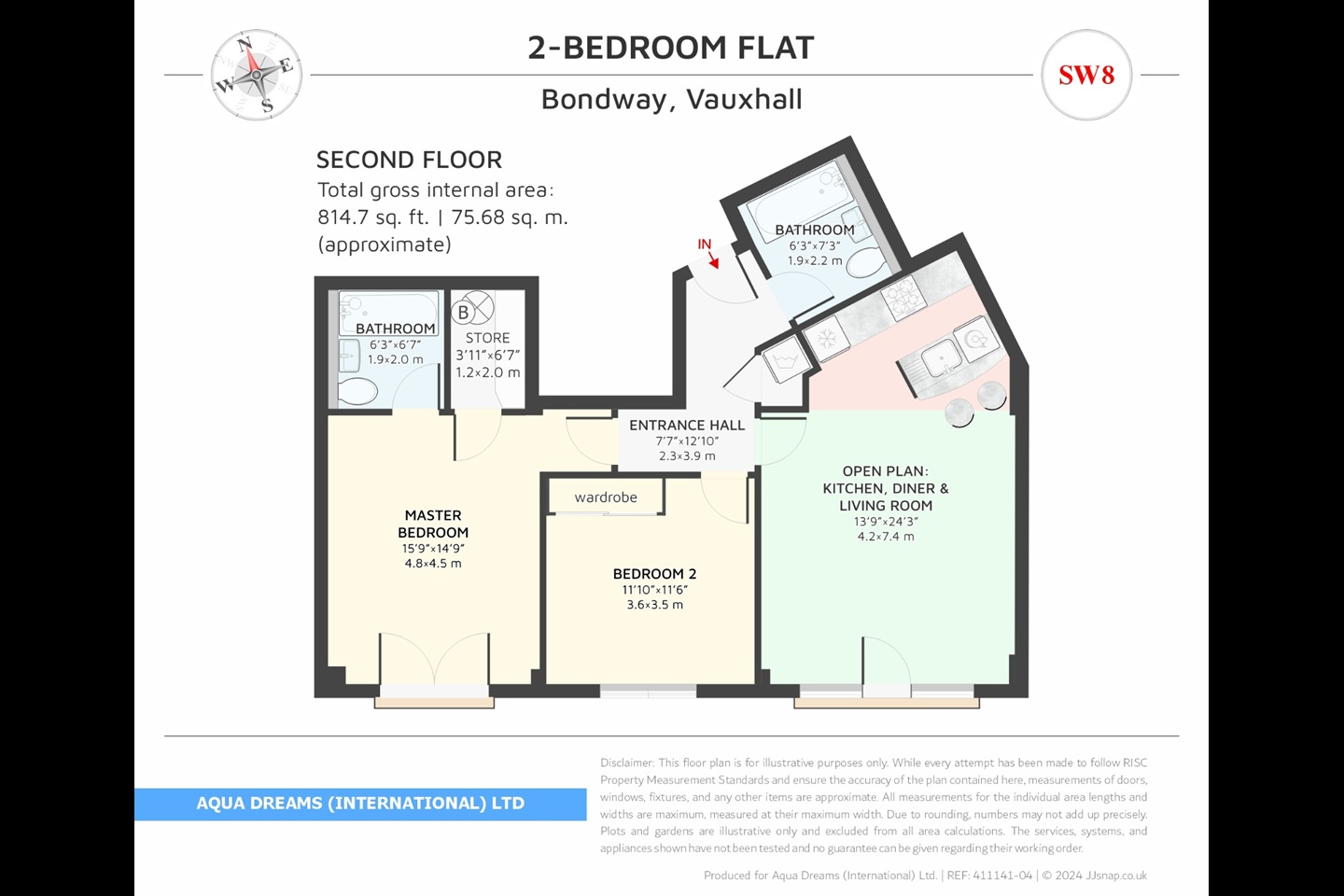 Additional image 12 of 2 Bed Flat, Bondway, SW8, N1 7GU