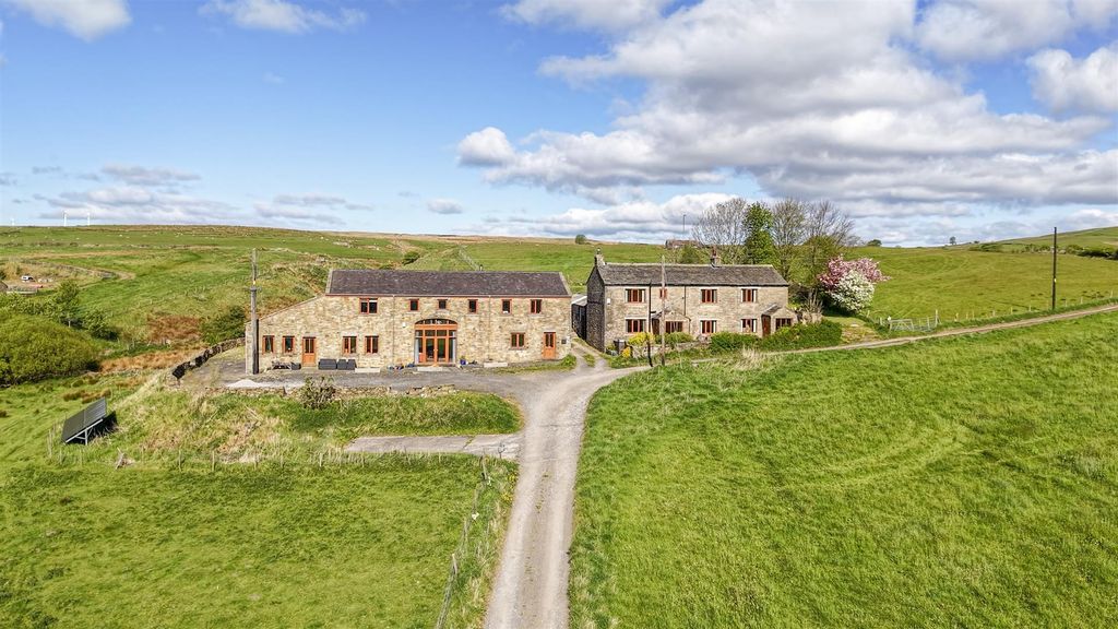 16 bed detached house for saleMiddle Bank Top Farm, Lumb, Rossendale - With 89 Acres BB4