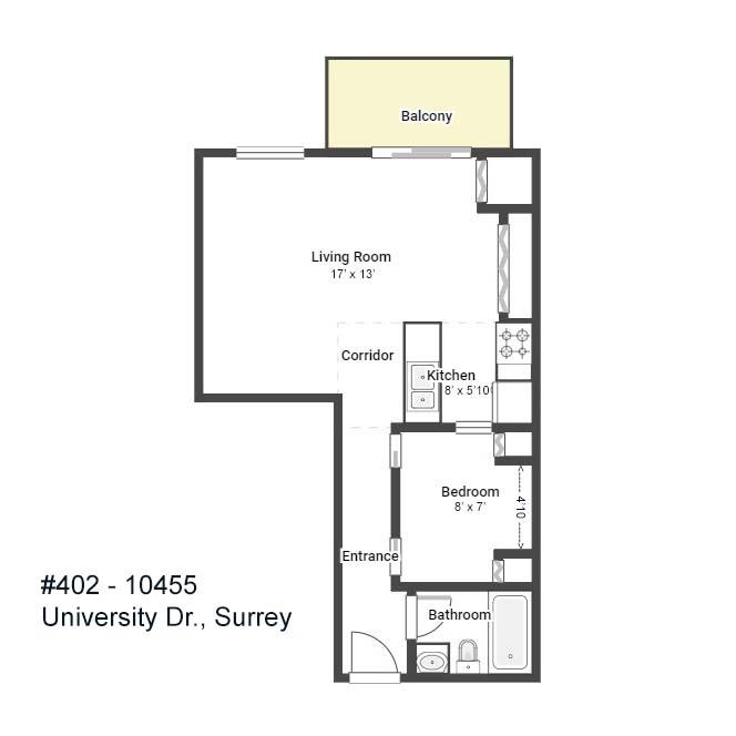 Additional image 2 of 402-10455 University Drive, Surrey, BC, V3T 0A5