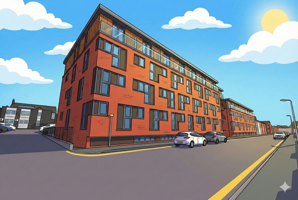 2 bed flat for saleApartment 100 Linea, Dunstall Street, Scunthorpe DN15