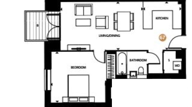 Additional image 7 of 1 Bed Flat, New Tannery Way, SE1, N1 7GU