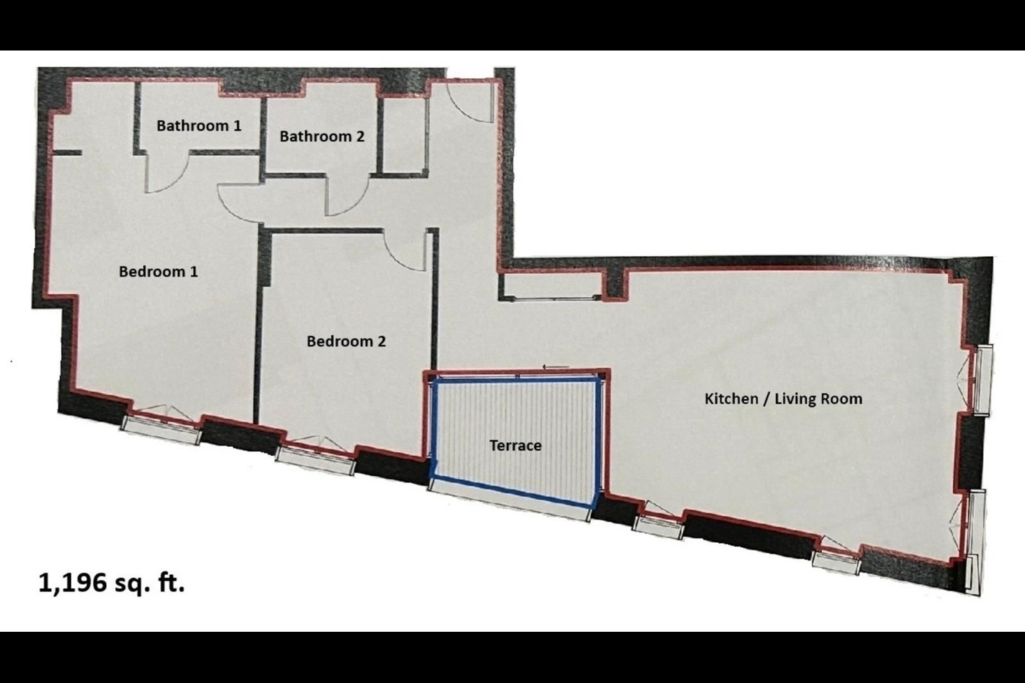 Additional image 5 of 2 Bed Flat, Golden Lane, EC1Y, N1 7GU