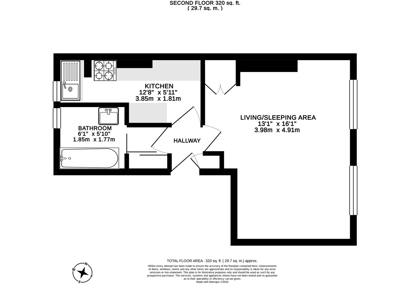 Additional image 11 of Studio Flat, Balcombe Street, NW1, N1 7GU