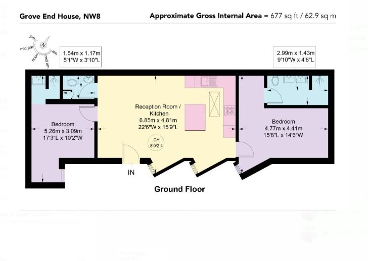 Additional image 8 of 2 Bed Bungalow, Grove End House, NW8, N1 7GU