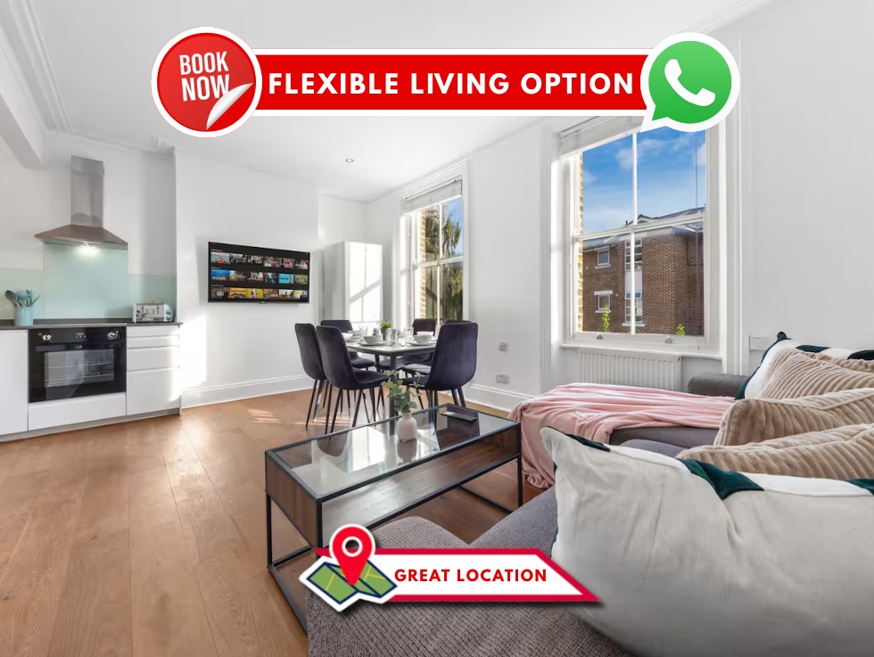 4 Bed Flat, Brook Drive, SE11, N1 7GU