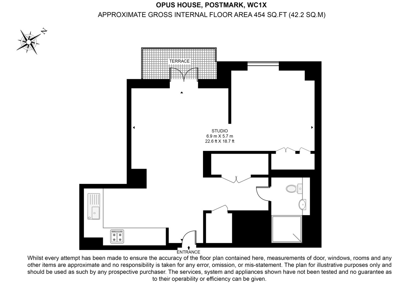 Additional image 6 of 1 Bed Flat, Opus House, WC1X, N1 7GU