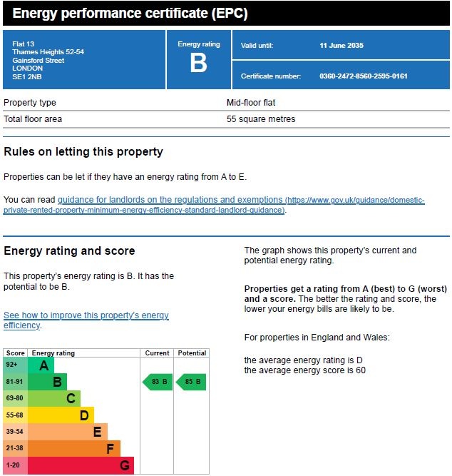 Additional image 8 of 2 Bed Flat, Thames Heights, SE1, N1 7GU