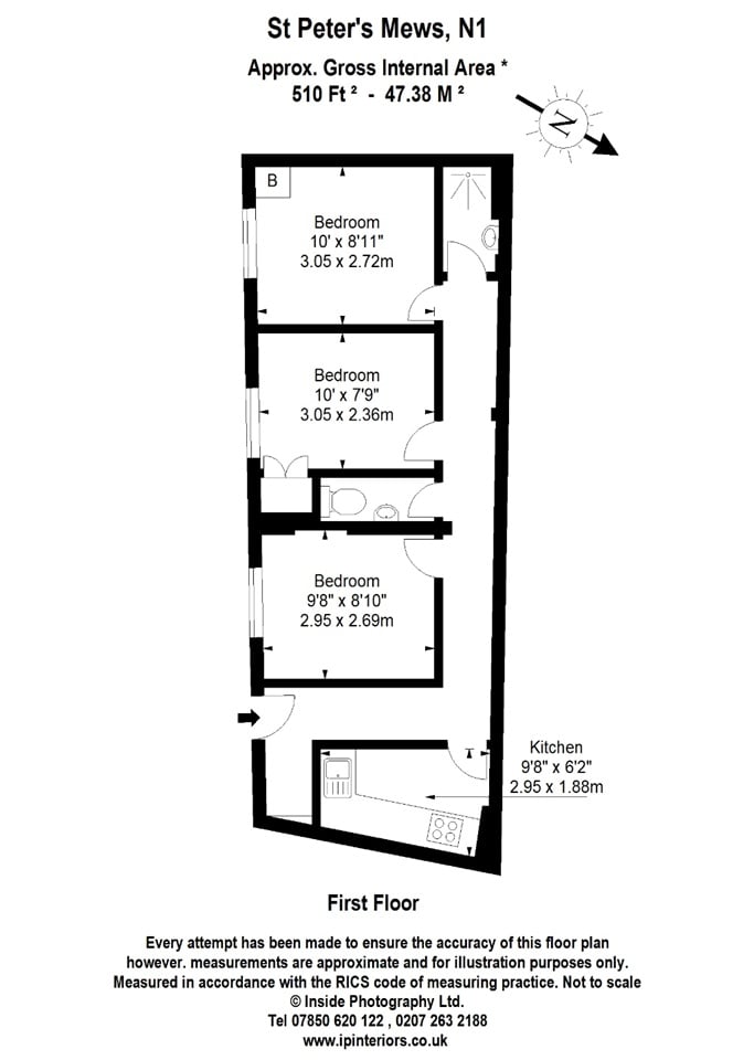 Additional image 11 of 3 Bed Flat, St. Peter's Street Mews, N1, N1 7GU