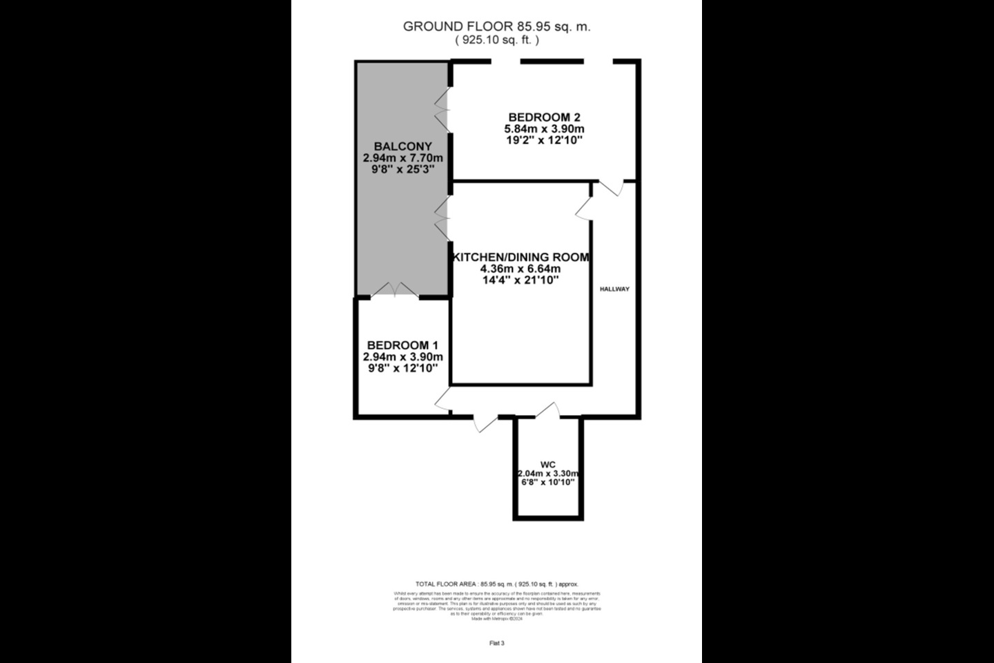 Additional image 10 of 2 Bed Flat, Colne House, E1, N1 7GU