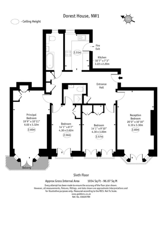 Additional image 10 of 3 Bed Flat, Dorset House, NW1, N1 7GU