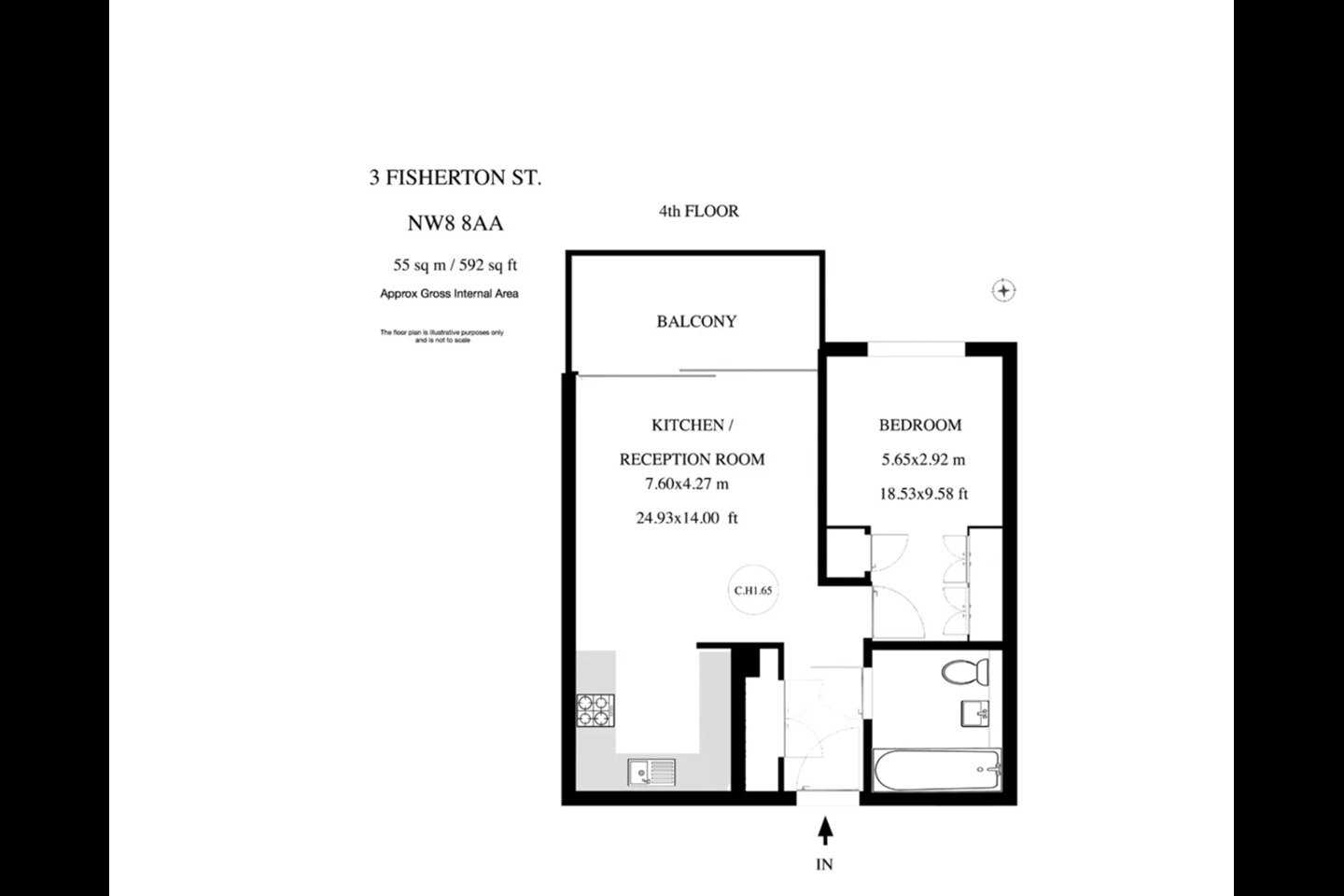 Additional image 15 of 1 Bed Flat, Fisherton Street, NW8, N1 7GU