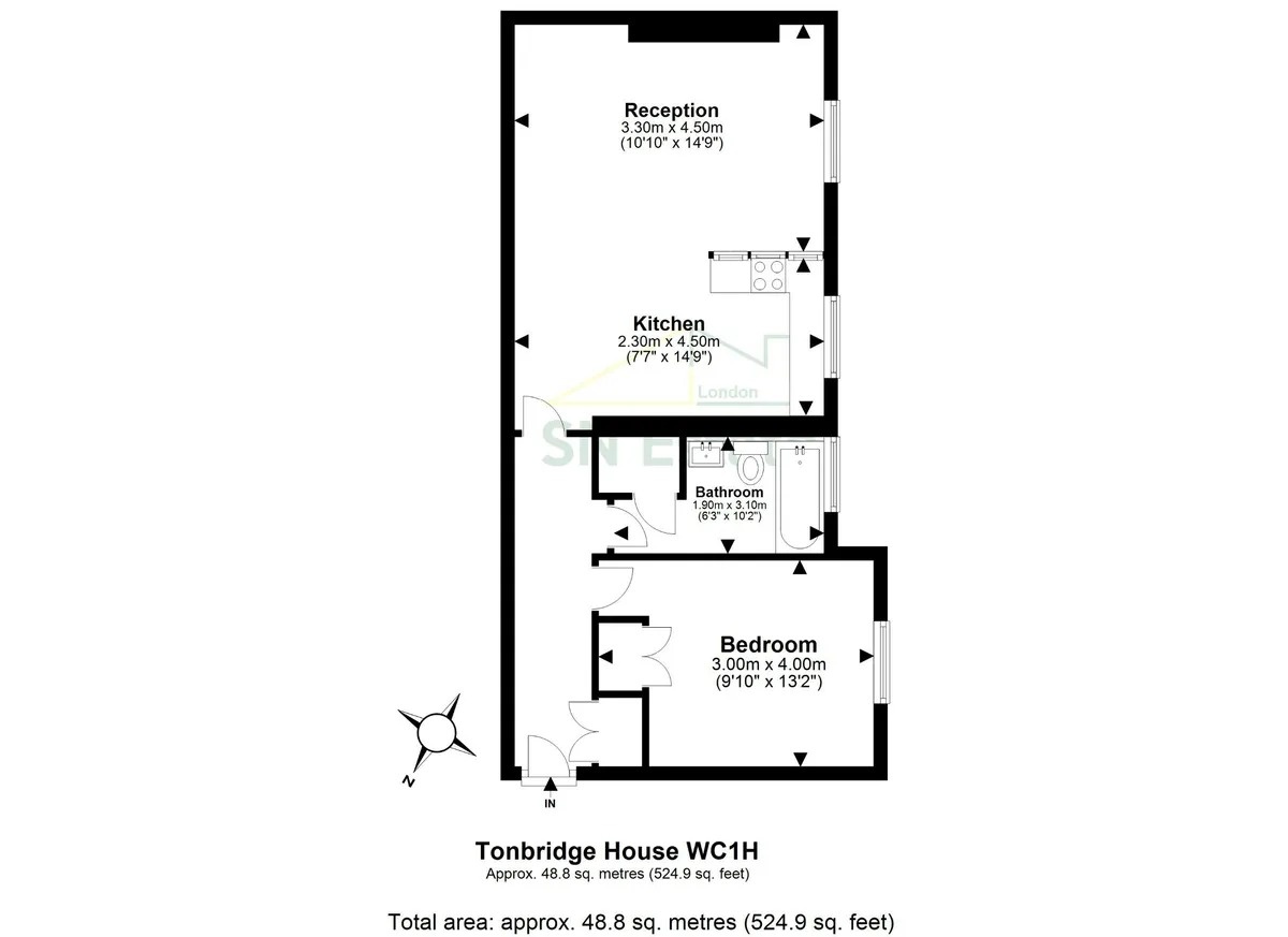 Additional image 9 of 1 Bed Flat, Tonbridge House, WC1H, N1 7GU