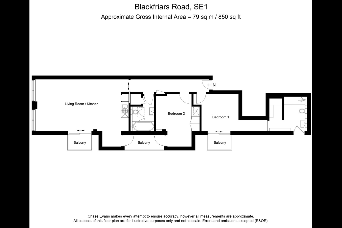 Additional image 7 of 2 Bed Flat, Blackfriars Road, SE1, N1 7GU