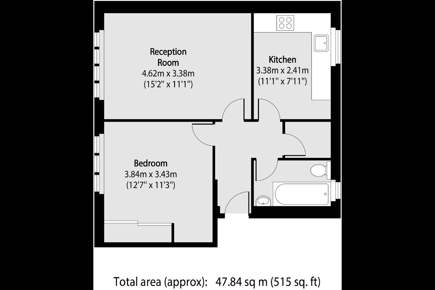 Additional image 6 of 1 Bed Flat, Brunswick House, E1, N1 7GU