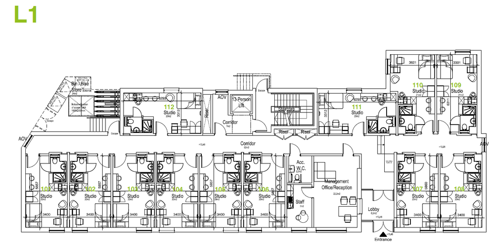 Additional image 14 of Studio for salePlato House, 11 Greek Street, Liverpool L3