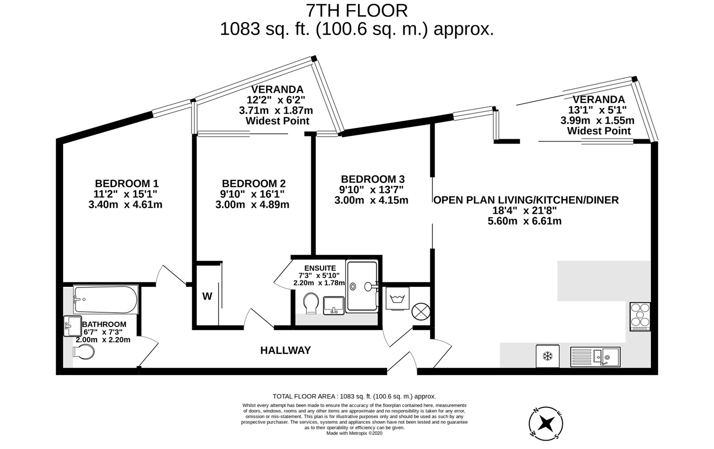 Additional image 34 of 3 Bed Flat, Camley Street, N1C, N1 7GU