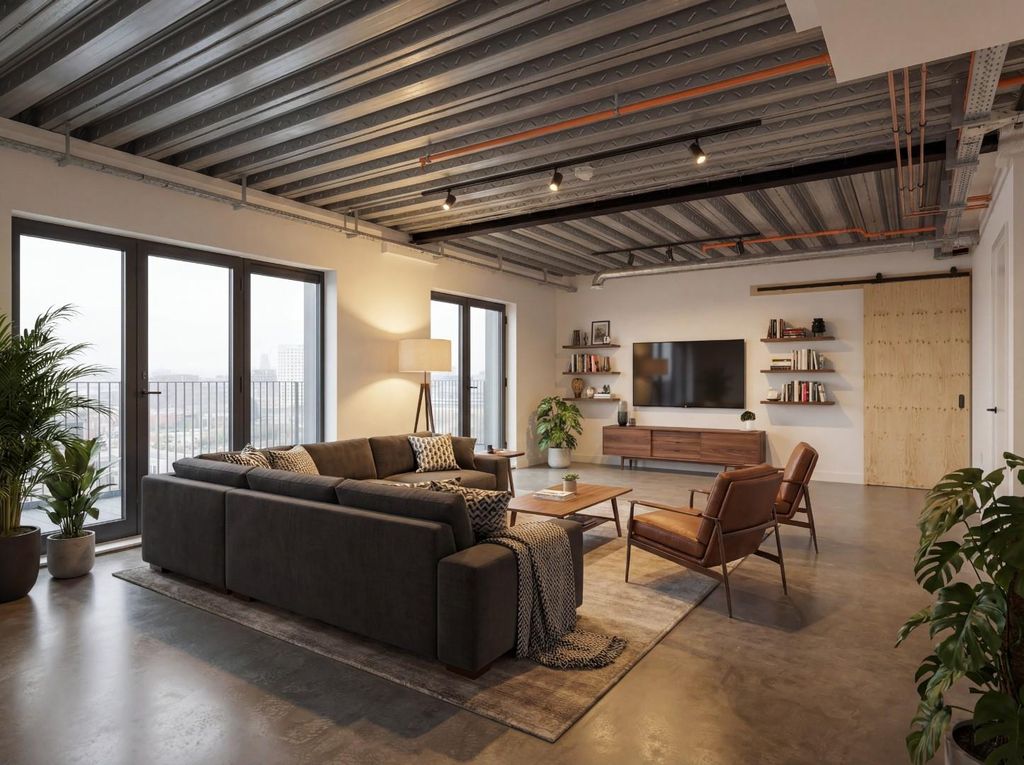 3 bed flat for saleThe Penthouse, District Lofts, Happy Walk, Leeds LS9