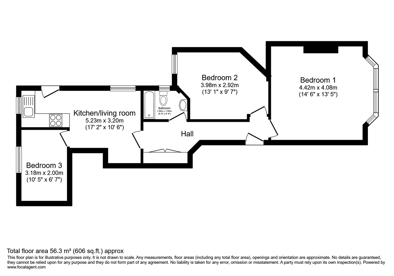 Additional image 13 of 3 Bed Flat, Cleveland Mansions, SW9, N1 7GU