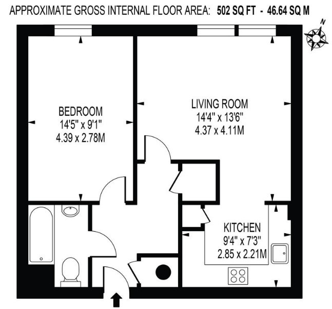 Additional image 9 of 1 Bed Flat, Phelps Lodge, N1, N1 7GU