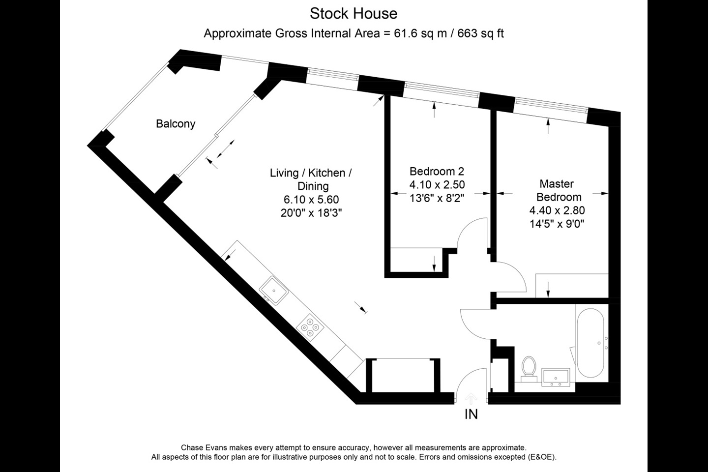 Additional image 9 of 2 Bed Flat, Stock House, SE17, N1 7GU