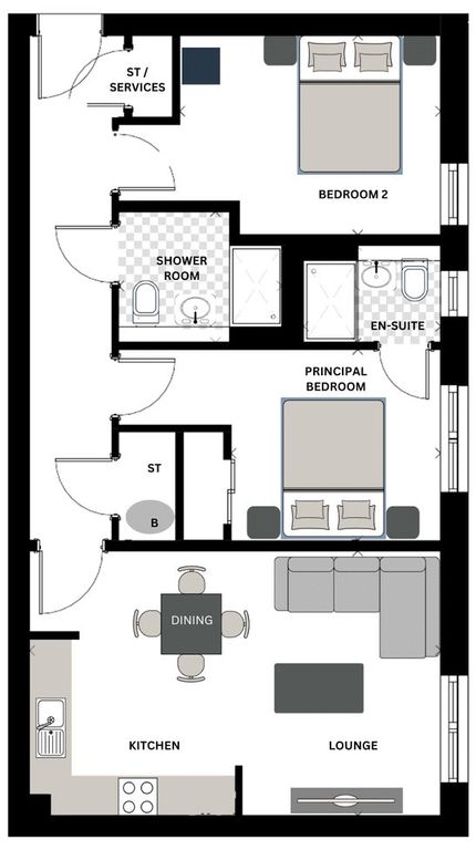 Additional image 10 of 2 bed flat for saleMaxwellton Road, Paisley, Renfrewshire PA1