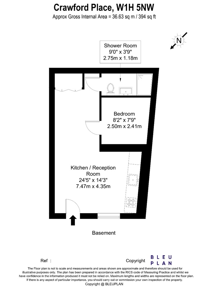 Additional image 10 of 1 Bed Flat, Crawford Place, W1H, N1 7GU
