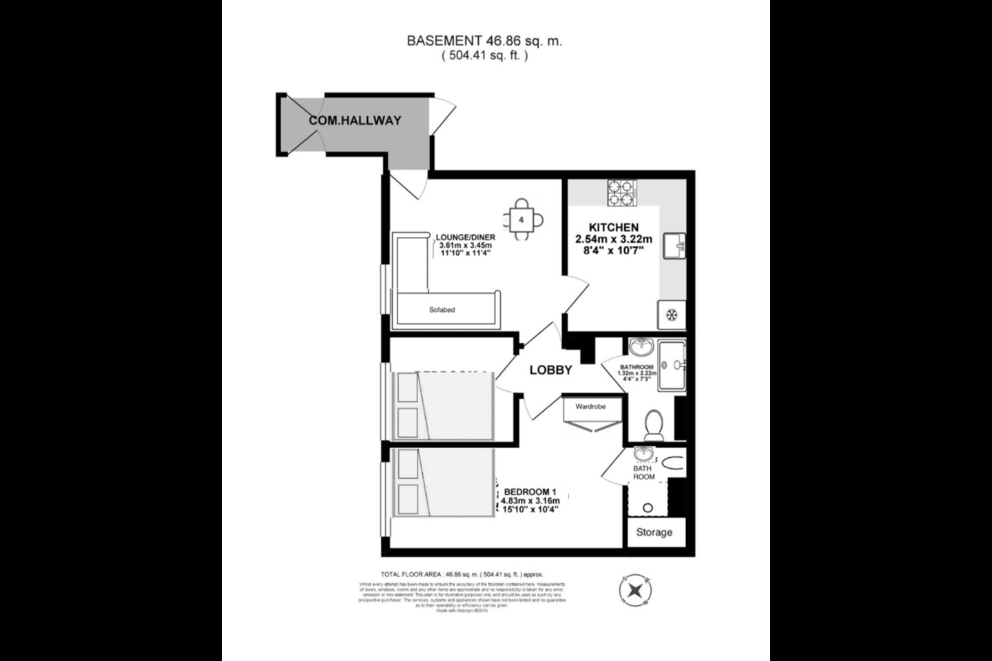 Additional image 9 of 2 Bed Flat, Cleveland Terrace, W2, N1 7GU